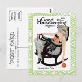 "GUT, STRICK PICKY ZU SEIN" FASHION MIRL POSTKARTE (Vorne/Hinten)