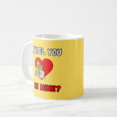 GUT! Tasse Caveman - Sind Sie meine? Herz (Vorderseite Links)