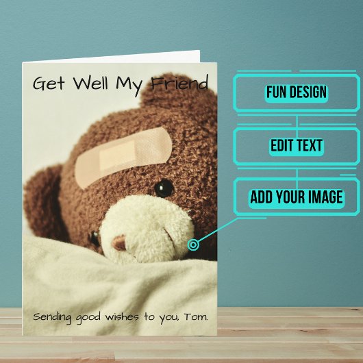 Gut Teddy Bär Karte