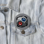 Gut-und-Böse-Drache Yin Yang Button (Beispiel)