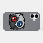 Gut-und-Böse-Drache Yin Yang iPhone 16 Hülle (Rückseite (Horizontal))