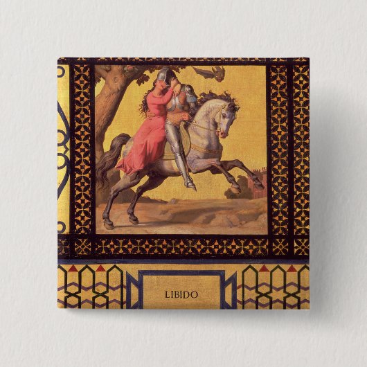 Gut und Böse: Libido, 1832 (Detail von 89709) (Öl Button (Vorderseite)