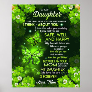 GUT UND GLÜCKLICH SICHER - FÜR MEINEN HERRN - MAMA POSTER