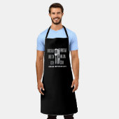 Gut und gut kochen Individuelle Name schwarz Schürze (Getragen)