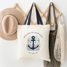 gut verankert | Nautical Wedding Welcome Bag