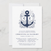 gut verankert | Probe Dinner Einladung (Vorderseite)