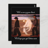 Gut verwundeter Engel Postkarte (Vorne/Hinten)