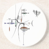 GUT vom MEERUntersetzer 4 1/2" Version #1 Getränkeuntersetzer (Vorne)