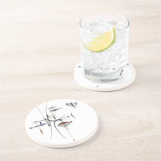 GUT vom MEERUntersetzer 4 1/2" Version #1 Getränkeuntersetzer (Seite)