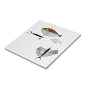 GUT von der MEERKeramik-Fliese Trivet 4,25" Fliese (Seite)