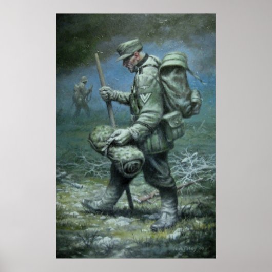 Gut vorbereitetes POW Poster (Vorne)