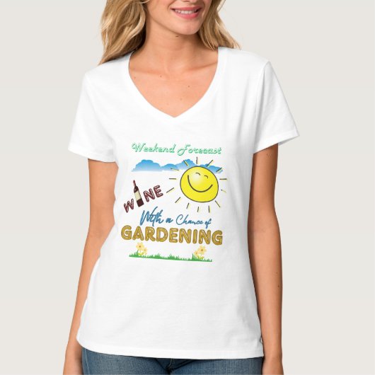 GUT! Wein und Gartenbau - Wochenendprognose Shirt (Vorderseite)