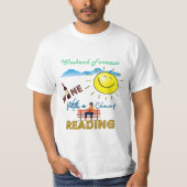 GUT! Wein und Lesen - Wochenendprognose T - Shirt (Vorderseite)