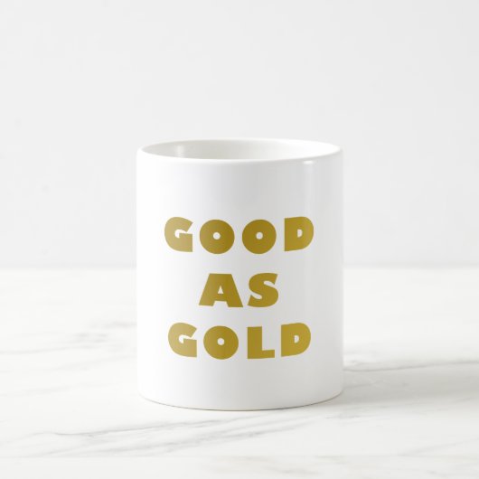 GUT WIE GOLD-Tasse Kaffeetasse (Mittel)