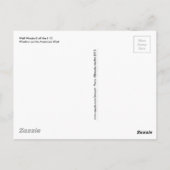 Gut Windmühle Low Wüste Schwarz und Weiß Postkarte (Rückseite)