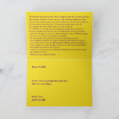 Gut, wir können die Karte anpassen (Innenseite)