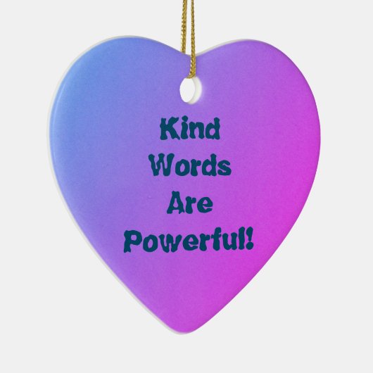 Gut Worte Keramik Ornament (Rechts)