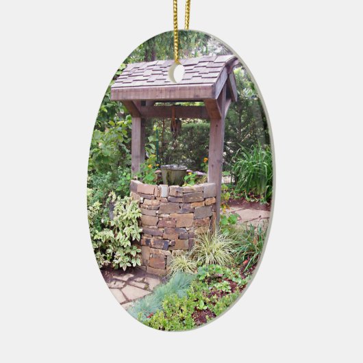 Gut wünschen keramik ornament (Links)