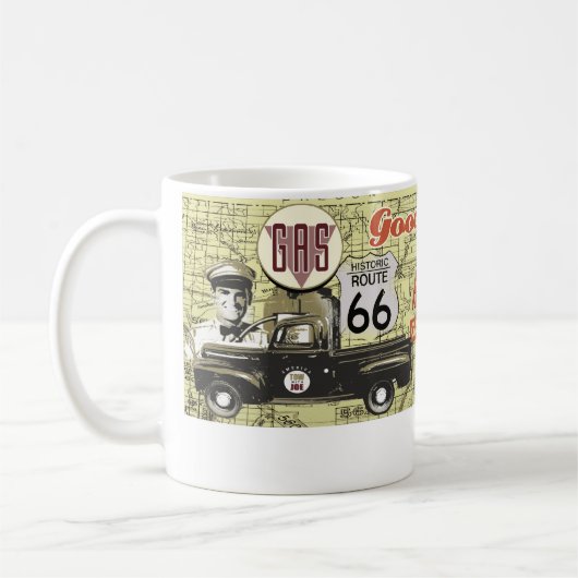 Gut, zu gehen Kaffee! Kaffeetasse (Links)