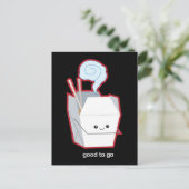 Gut zu gehen postkarte (Stehend Vorderseite)