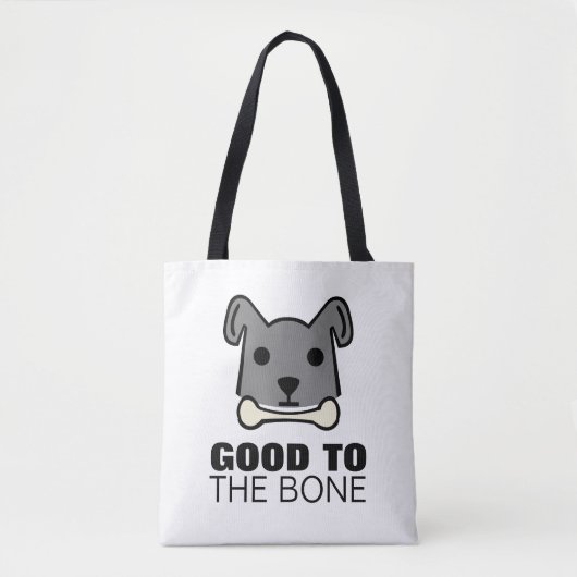 Gut zum Knochen, Hund Tasche (Vorderseite)