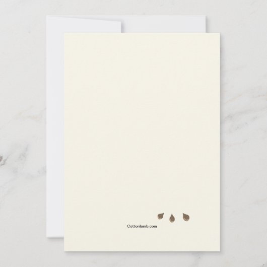 Gut zur Kern-Einladung Einladung (Rückseite)