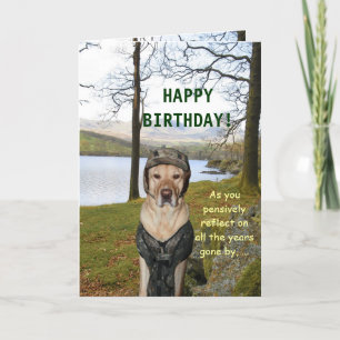 Gutartige Karte für Jäger oder Militär von Freunde