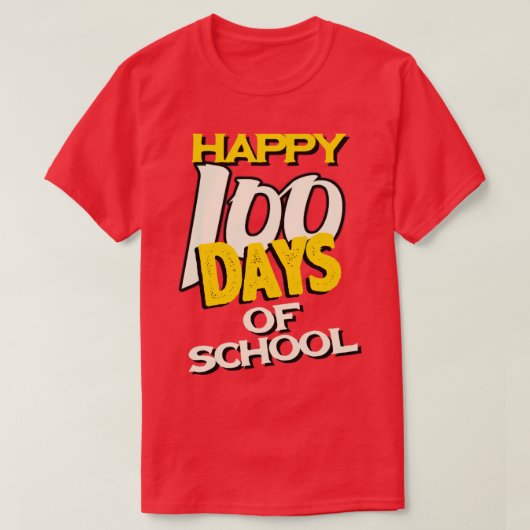 Gute 100 Schultage T-Shirt (Design vorne)