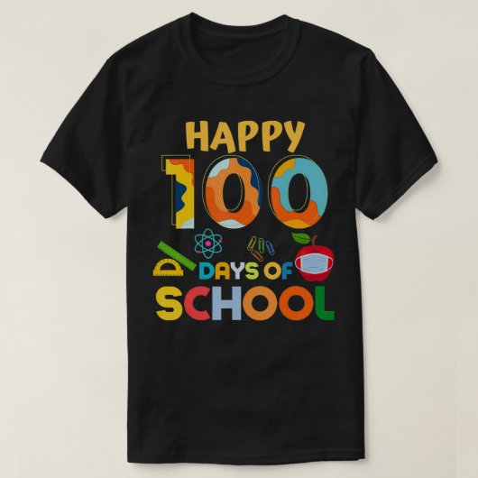 Gute 100 Schultage T-Shirt (Design vorne)