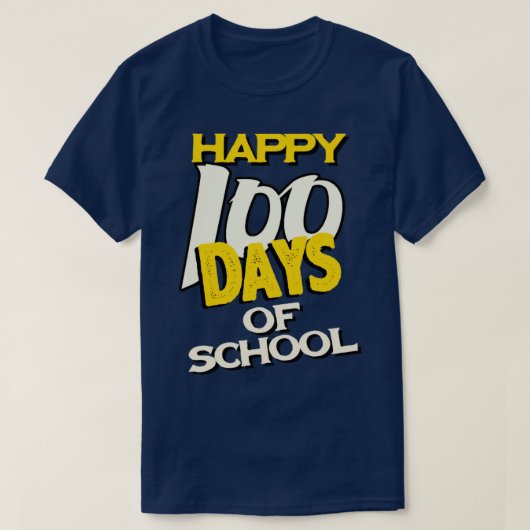 Gute 100 Schultage T-Shirt (Design vorne)