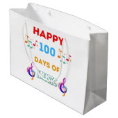 Gute 100 Tage Musik Große Geschenktüte (Rückseite Schrägansicht)