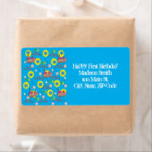 Gute 10. Geburtstagsadressen, blau (Insitu)