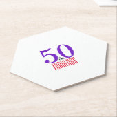 Gute 50. Geburtstagsparty Untersetzer (angewinkelt)