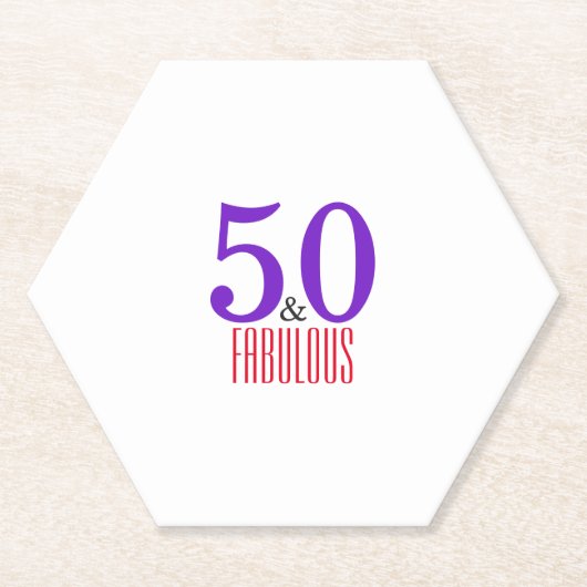 Gute 50. Geburtstagsparty Untersetzer (Vorderseite)