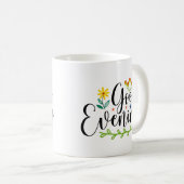 Gute Abend Grüße Tasse (VorderseiteRechts)