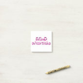 Gute Absichten Post-it Klebezettel (Auf Schreibtisch)