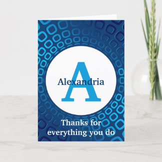 Gute administrative Arbeit Dankeskarte