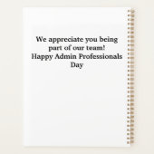 Gute administrative Arbeit Planer (Rückseite)