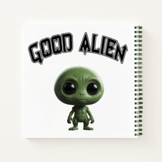 Gute Alien Notizblock (Rückseite)