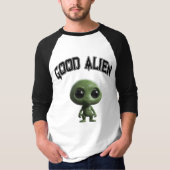 Gute Alien Raglan T-Shirt (Vorderseite)