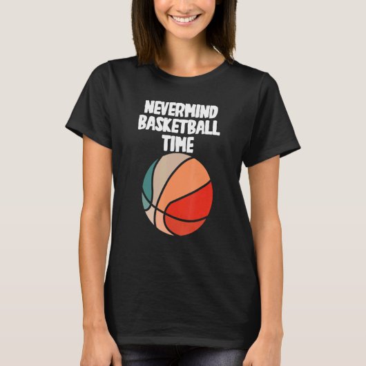 Gute alte Basketballzeit T-Shirt (Vorderseite)