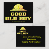 Gute alte Jungen-Visitenkarten Visitenkarte (Vorne/Hinten)