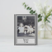 Gute alte Tage Postkarte (Stehend Vorderseite)