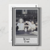 Gute alte Tage Postkarte (Vorne/Hinten)