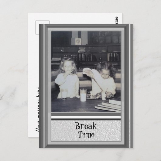 Gute alte Tage Postkarte (Vorne/Hinten)