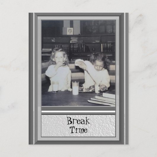 Gute alte Tage Postkarte (Vorderseite)