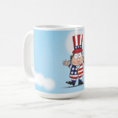 Gute alte USA Kaffeetasse (Vorderseite Links)