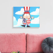 Gute alte USA Leinwanddruck (Insitu (Wohnzimmer))