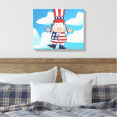 Gute alte USA Leinwanddruck (Insitu (Schlafzimmer))