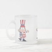 Gute alte USA Mattglastasse (Links)